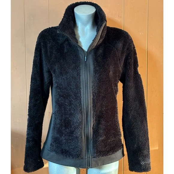 The North Face Full Zip Plush Jacket Black S - Picture 2 of 13
